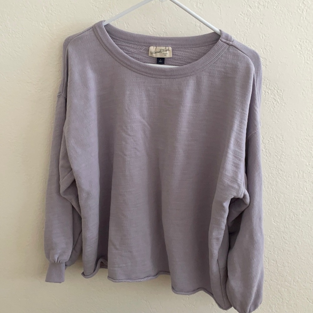 Purple sweatshirt